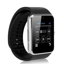 GT08 Bluetooth Smartwatch Smart Watch with SIM Card Slot and 2.0MP Camera for iPhone / Samsung and Android Phones by WhatsHottest (Silver)