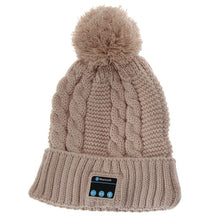 Women Winter Warm Wireless Sport Bluetooth Headset Smart Cap Headphone Speaker Soft Warming Bluetooth Beanie Hat For Smartphone