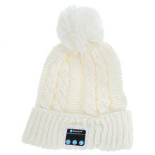 Women Winter Warm Wireless Sport Bluetooth Headset Smart Cap Headphone Speaker Soft Warming Bluetooth Beanie Hat For Smartphone