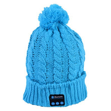 Women Warm Beanie Hat Wireless Bluetooth Smart Cap Headphone Headset Speaker Mic