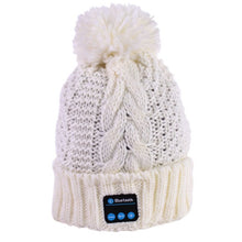 Women Warm Beanie Hat Wireless Bluetooth Smart Cap Headphone Headset Speaker Mic