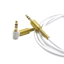 3.5mm Jack Elbow Male to Male Stereo Headphone Car Aux