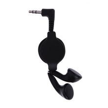 Retractable Design 3.5mm Earbud in ear Earphone Headphone for MP3 Mp4 Phone