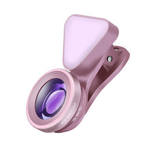 Powstro 3 in 1 Lens Fill Light 140 Degree Wide Angle 15X Macro Camera