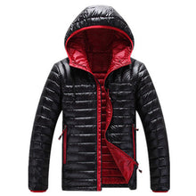 UNIVOS KUNI Casual Ultralight Men White Duck Down Jacket 2017 Autumn Winter Men Slim Hooded Headphones Down Jacket Overcoat O173