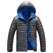 UNIVOS KUNI Casual Ultralight Men White Duck Down Jacket 2017 Autumn Winter Men Slim Hooded Headphones Down Jacket Overcoat O173