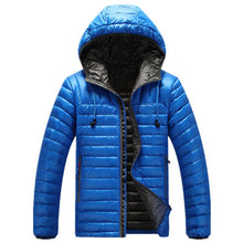 UNIVOS KUNI Casual Ultralight Men White Duck Down Jacket 2017 Autumn Winter Men Slim Hooded Headphones Down Jacket Overcoat O173