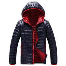 UNIVOS KUNI Casual Ultralight Men White Duck Down Jacket 2017 Autumn Winter Men Slim Hooded Headphones Down Jacket Overcoat O173