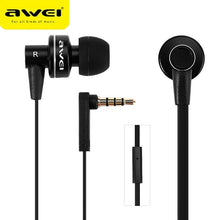 Awei Headset Headphone In-Ear Earphone For Your In Ear Phone Buds PC iPhone Samsung Xiaomi With Mic Microphone Earbuds Earpiece