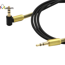 3.5mm Jack Elbow Male to Male Stereo Headphone Car Aux
