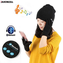 Unisex Women Men Warm Soft Smart Headset Bluetooth Wireless Beanies Cap Hat Gloves Headphone Speaker