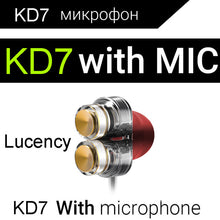 QKZ KD7 Dual Dynamic Driver Professional In Ear Earphone