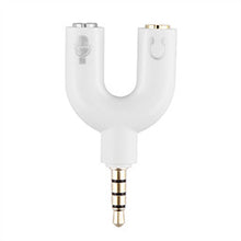 FORNORM 3.5mm Audio Speakon Earphone Adapter Male To 2 Female Audio Cables Headphone Adapter Headphone Splitter