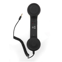 FORNORM 3.5mm Mic Retro Telephone Handset Receiver For iPhone PC Portable Classic Headphone Fancy Gift Mobile Phone Receiver