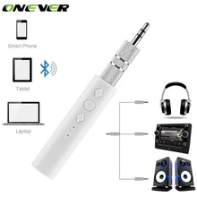 Onever Wireless Audio Music Receiver Bluetooth Auto AUX Streaming A2DP Car Kit Audio Adapter for Speaker Headphone Car Stereo