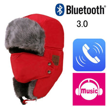 Winter Warm Bomber Hats Unisex Wireless Bluetooth Smart Cap Headset