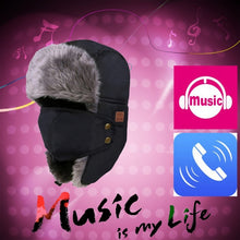 Winter Warm Bomber Hats Unisex Wireless Bluetooth Smart Cap Headset