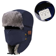 Winter Warm Bomber Hats Unisex Wireless Bluetooth Smart Cap Headset