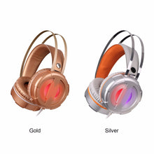 Gaming Headset LED Light Glow Noise Cancealing PC Gamer Super Bass Headband Headphones With Microphone For Computer PC