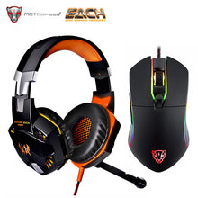 Professional Surround LED Computer Headset Mouse