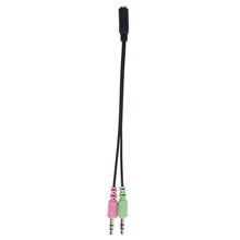 2 in 1 3.5mm Audio Cable Adapter Mic Y Splitter Cable Headphone Adapter