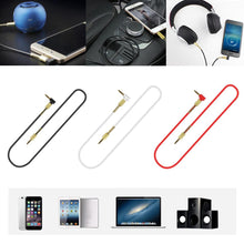 2017 Top sale 1m 3.5mm Jack Elbow Male to Male Stereo Headphone Car Aux Audio Extension Cable for iPhone for Samsung