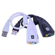 USB to 3.5mm Stereo Audio Adapter 7.1 CH Virtual 7.1 channel sound adapter External Sound Card for PC Microphone Headphone