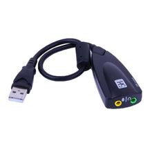 USB to 3.5mm Stereo Audio Adapter 7.1 CH Virtual 7.1 channel sound adapter External Sound Card for PC Microphone Headphone