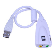 USB to 3.5mm Stereo Audio Adapter 7.1 CH Virtual 7.1 channel sound adapter External Sound Card for PC Microphone Headphone