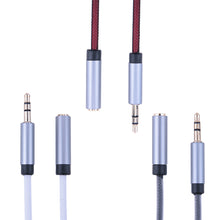 Aux cable 3.5mm male to female braid jack
